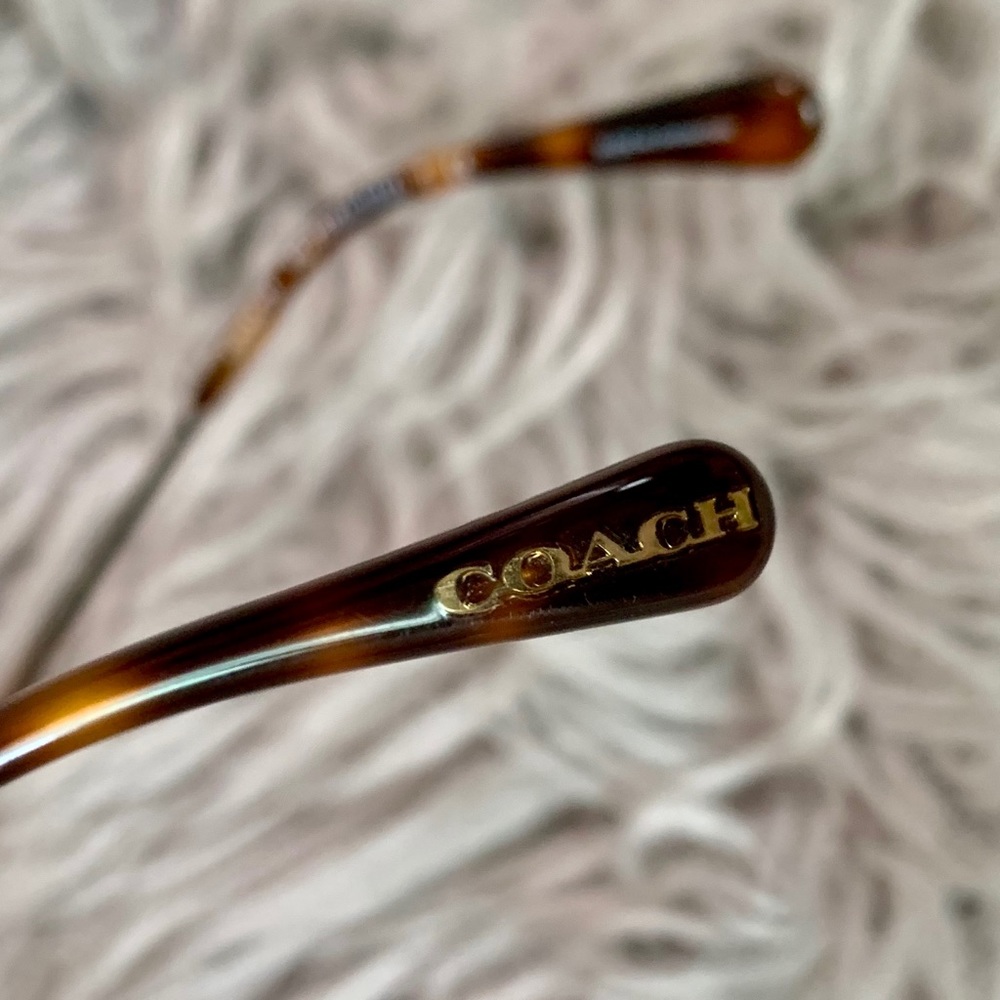 Coach Women’s Gold Mirrored Sunglasses - Picture 5 of 6
